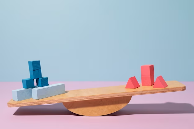 blue and pink cubes on the wooden board