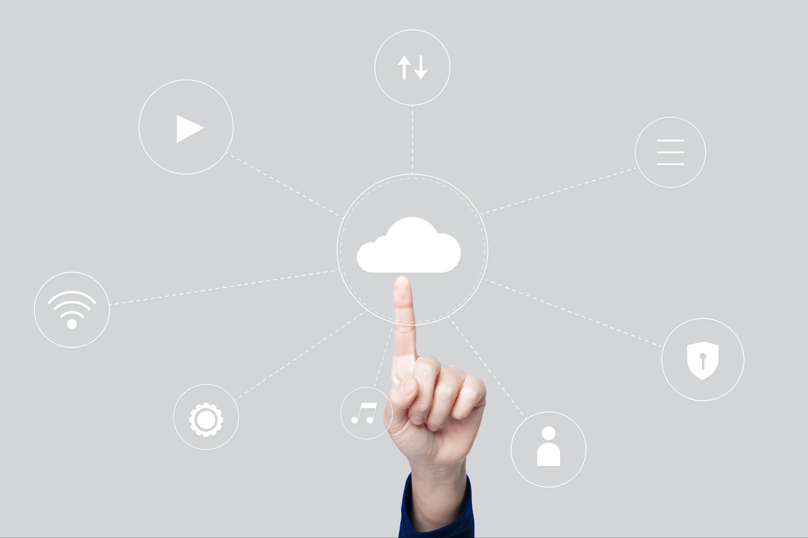 Cloud file sharing concept